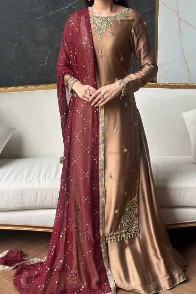 Gilded Rose– Luxury Pure Tissue Silk 3-Piece Formal Suit