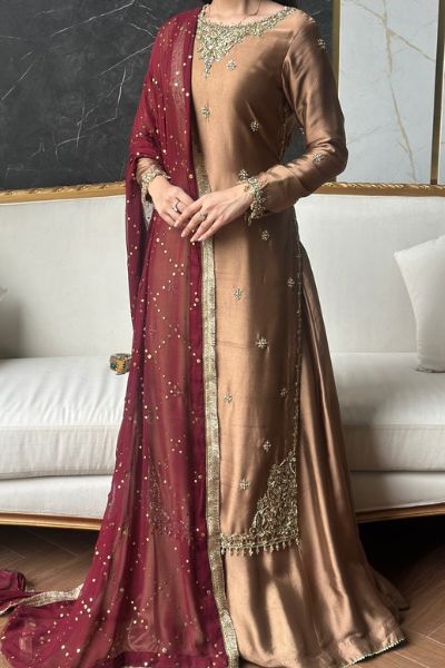 Gilded Rose– Luxury Pure Tissue Silk 3-Piece Formal Suit