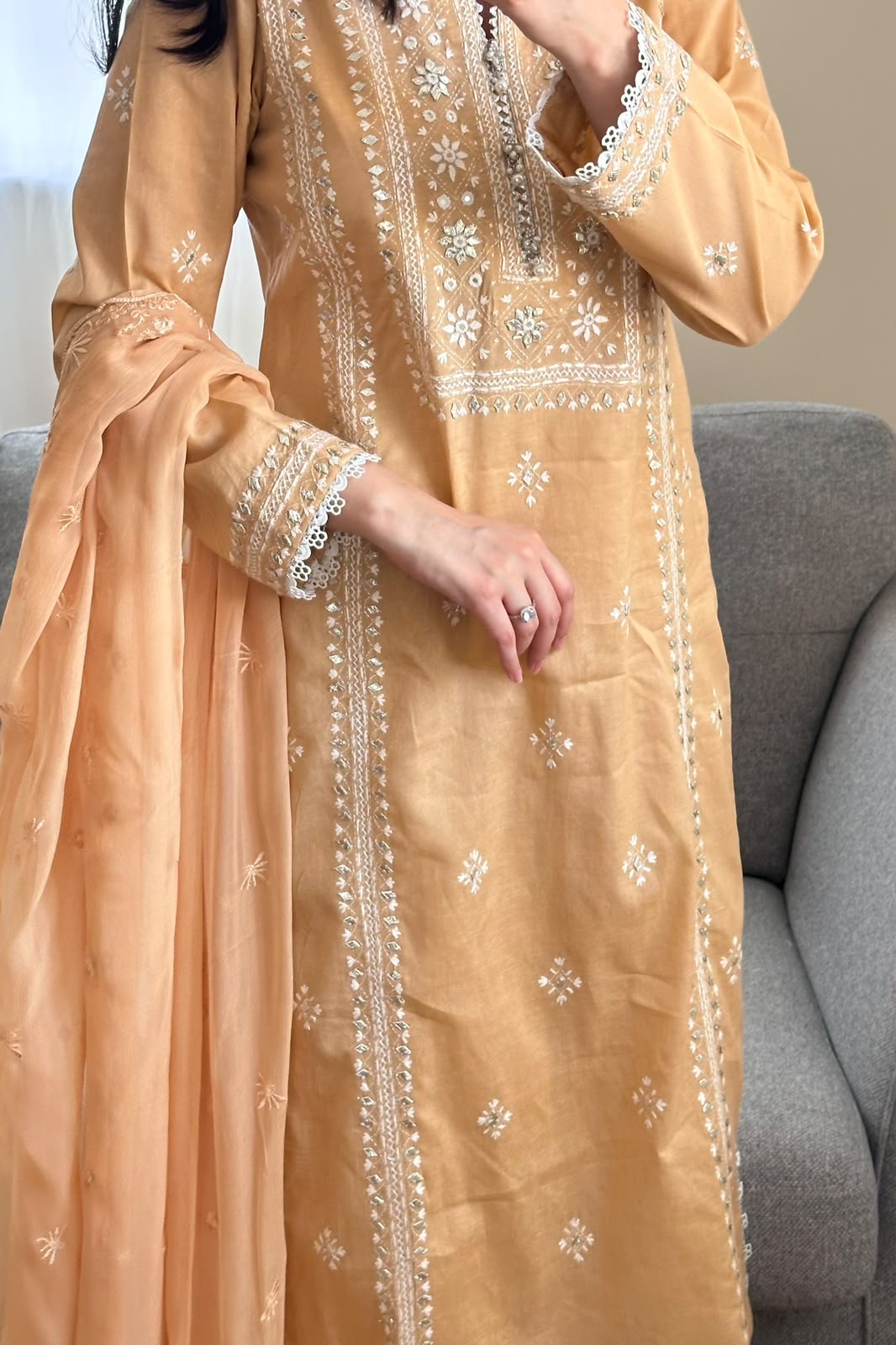 Clementine — Premium Lawn 3 Piece Embroidered Suit
