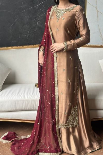 Gilded Rose– Luxury Pure Tissue Silk 3-Piece Formal Suit