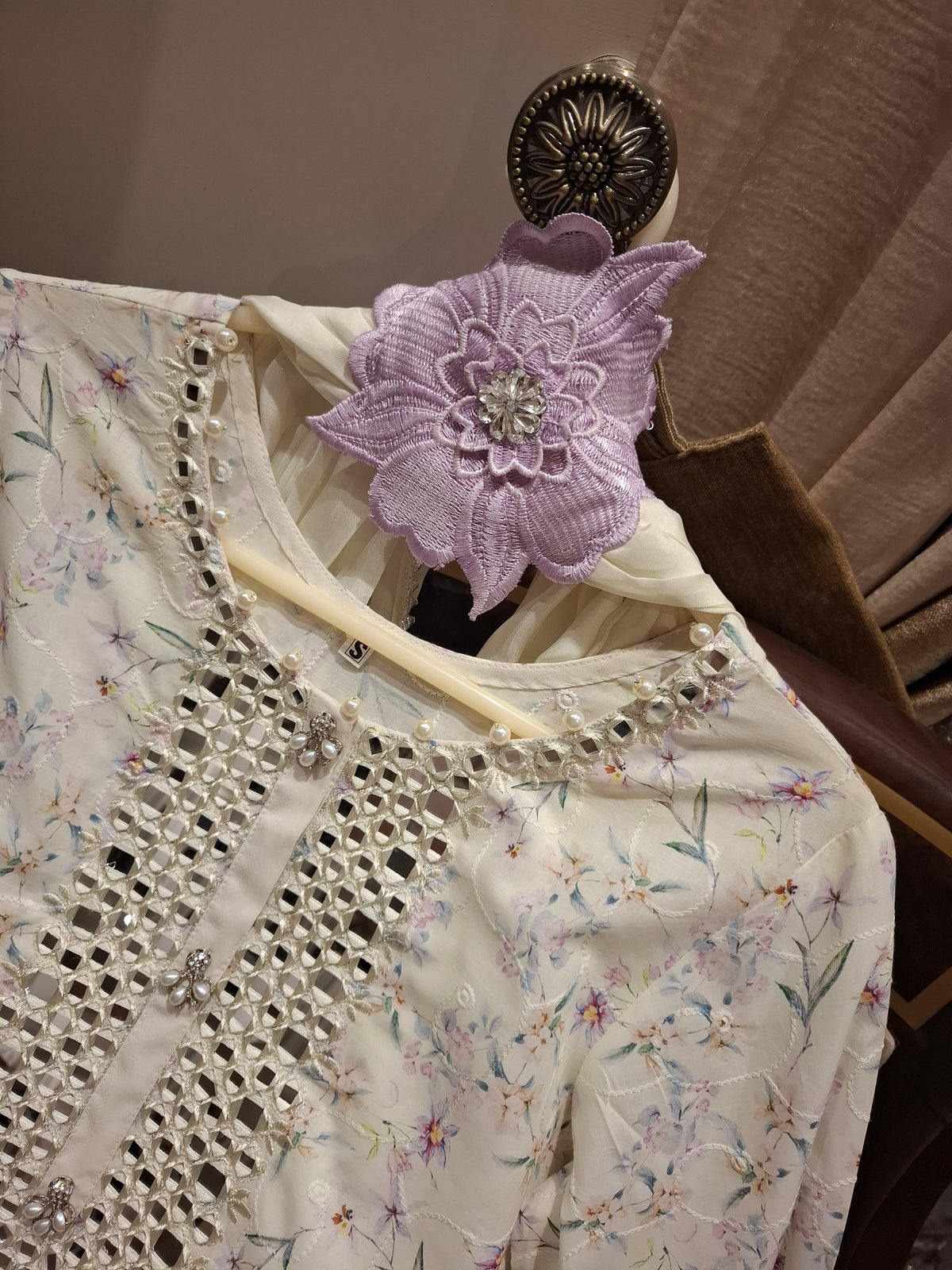 Lilac Pearl 3pcs cotton dress