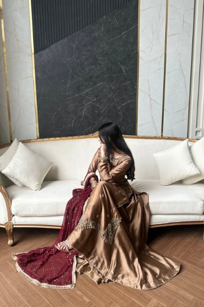Gilded Rose– Luxury Pure Tissue Silk 3-Piece Formal Suit